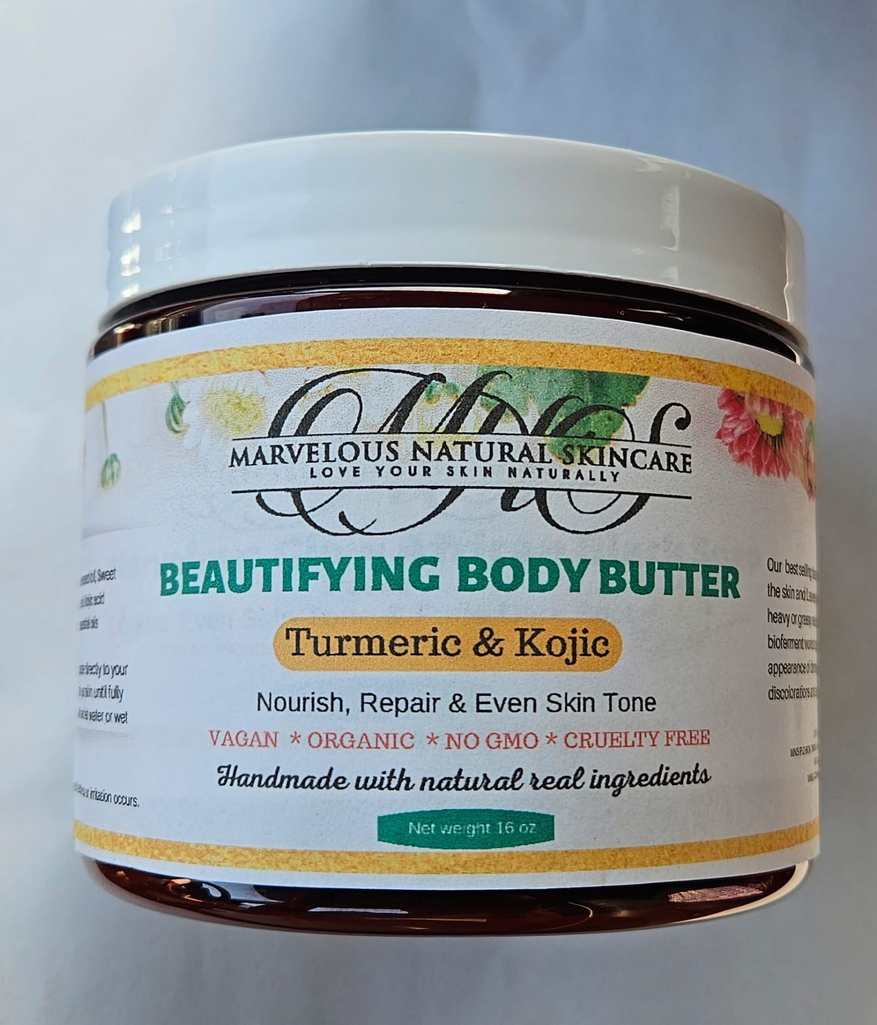 Marvelous beautifying body butter