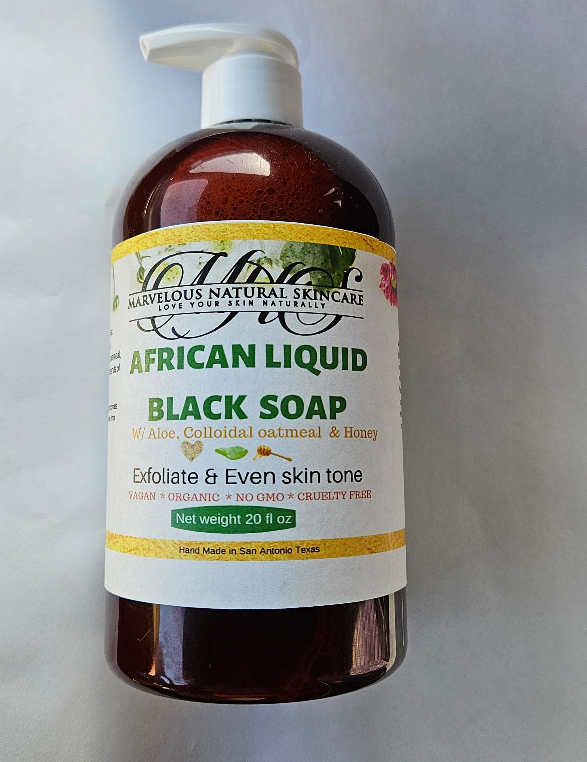 Marvelous Kids African Black Soap (liquid)