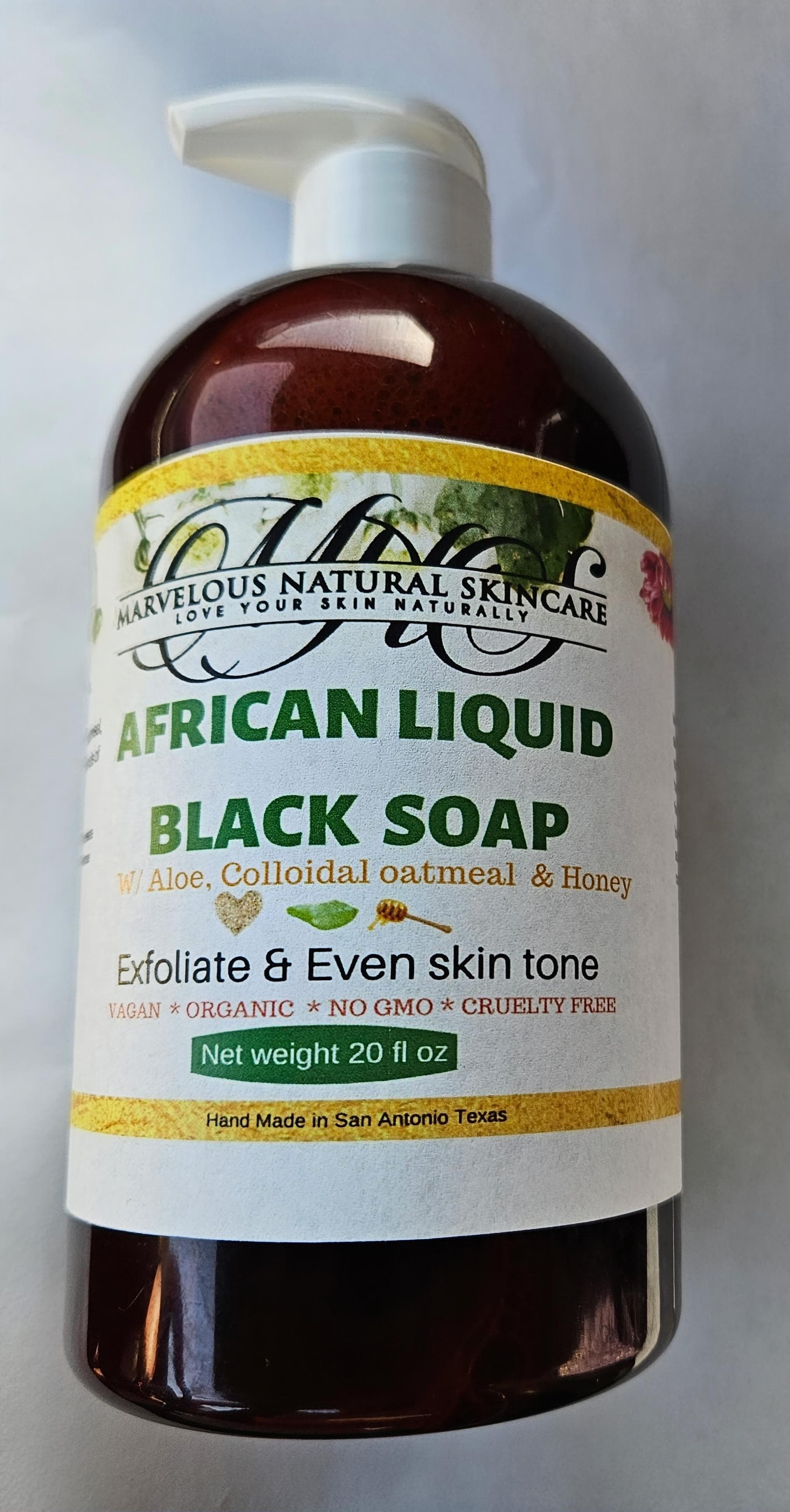 Marvelous Kids African Black Soap (liquid)