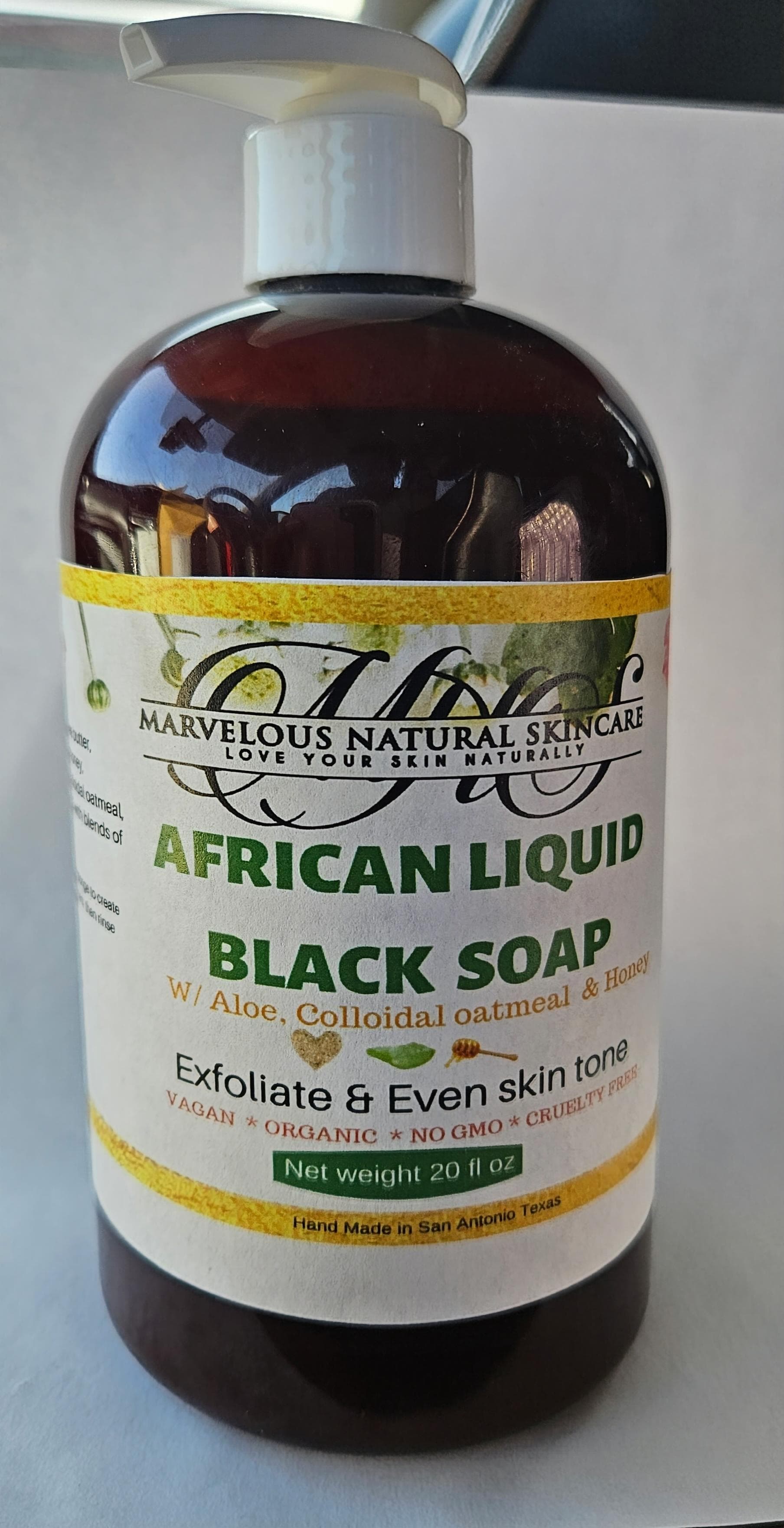 Marvelous Kids African Black Soap (liquid)