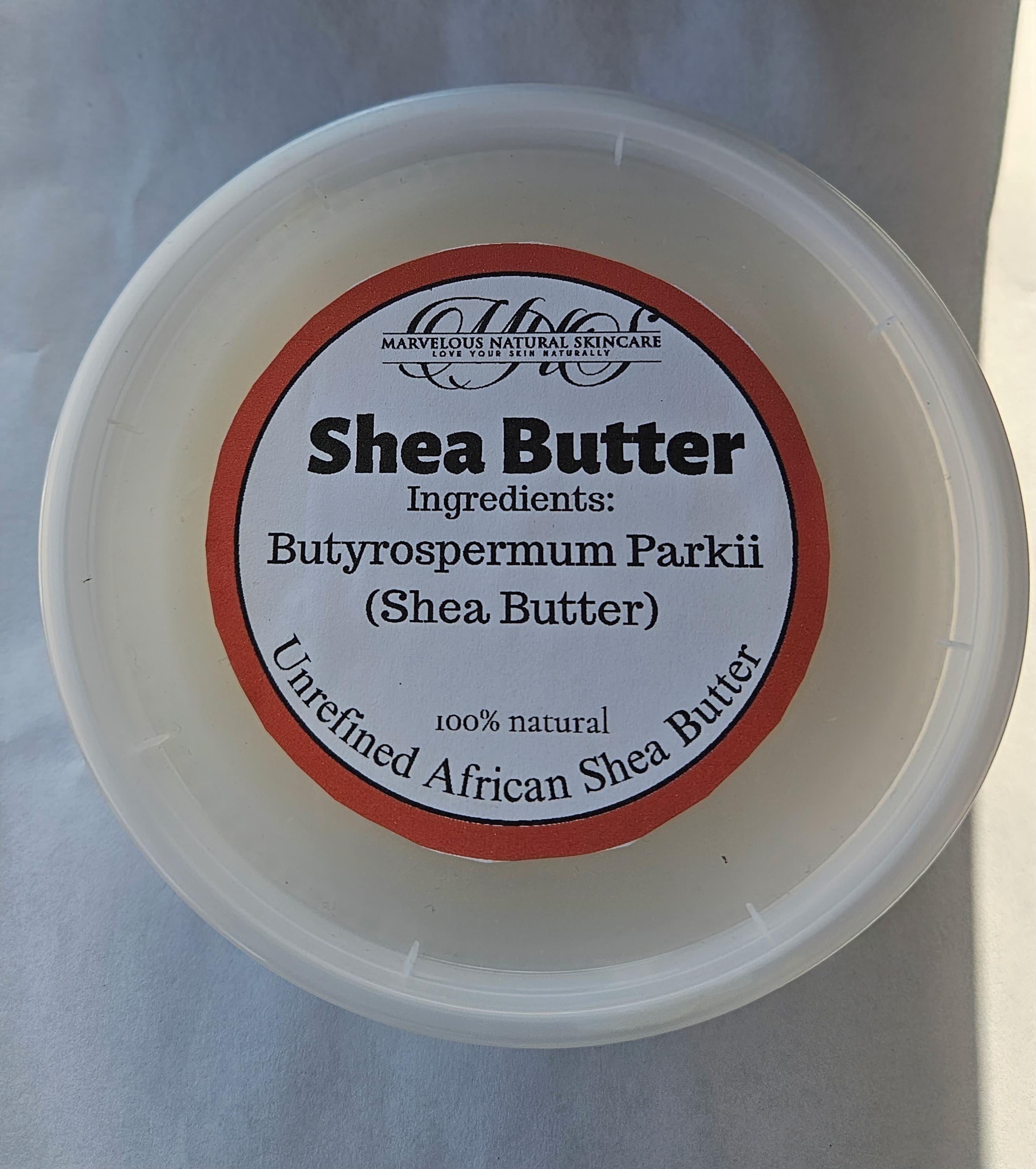 Unrefined African Shae butter (plastic)