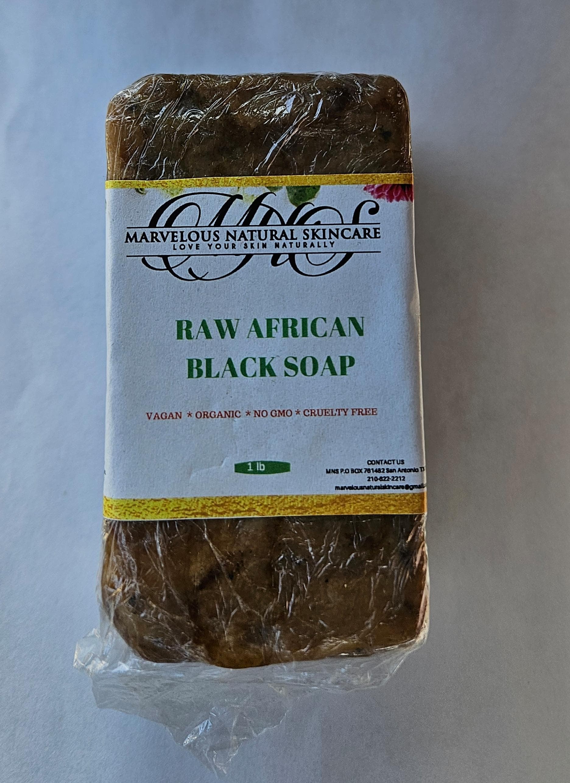 Organic African Black Soap Bar (Original)